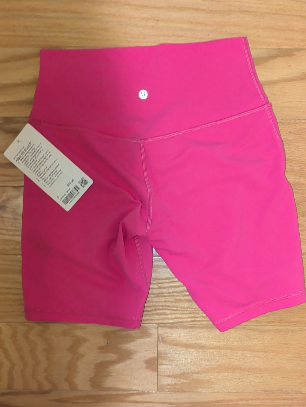 lululemon athletica Vibrant Pink High-Rise Bike Shorts